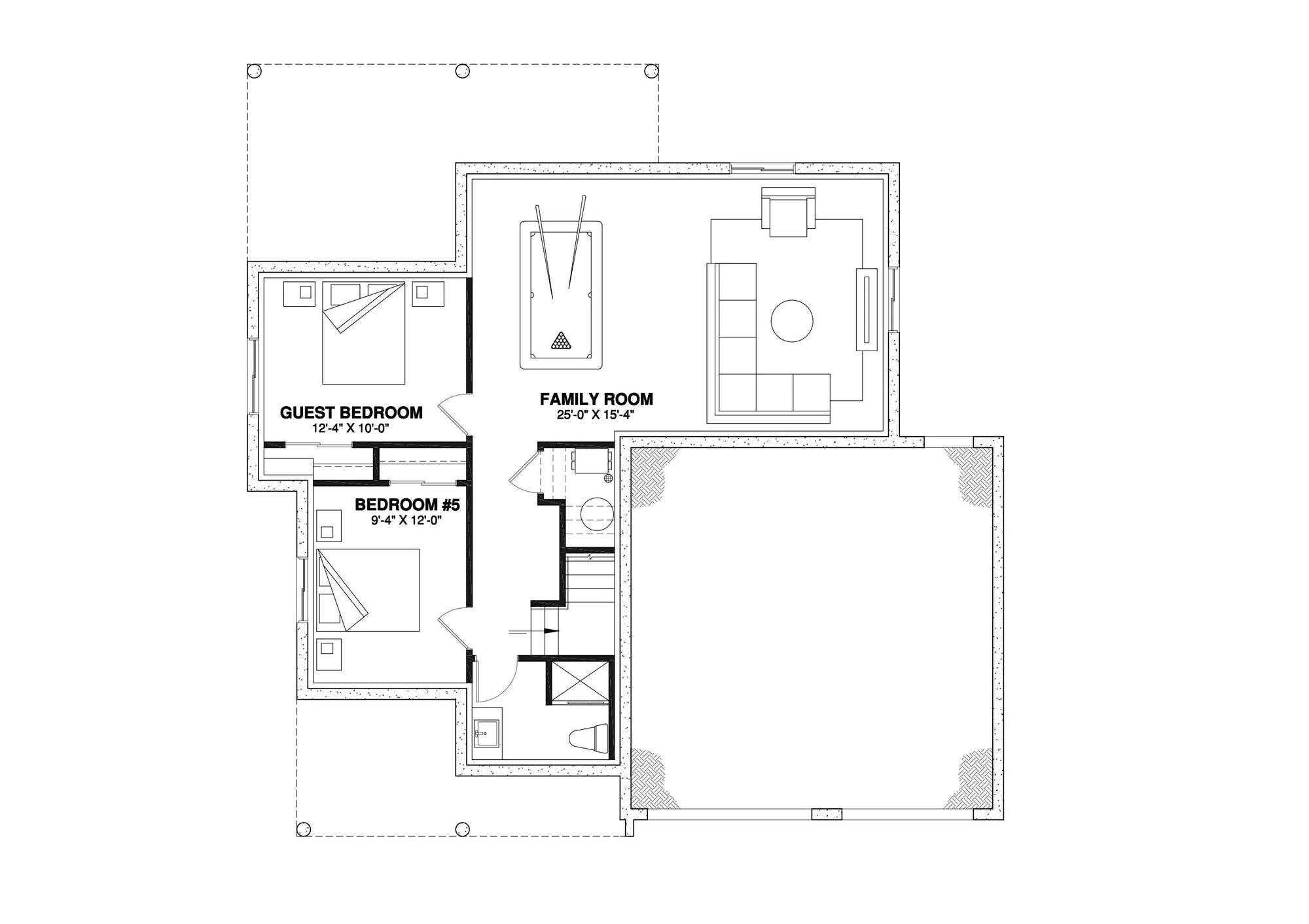 Twillingate 4 House Basement Floor plan