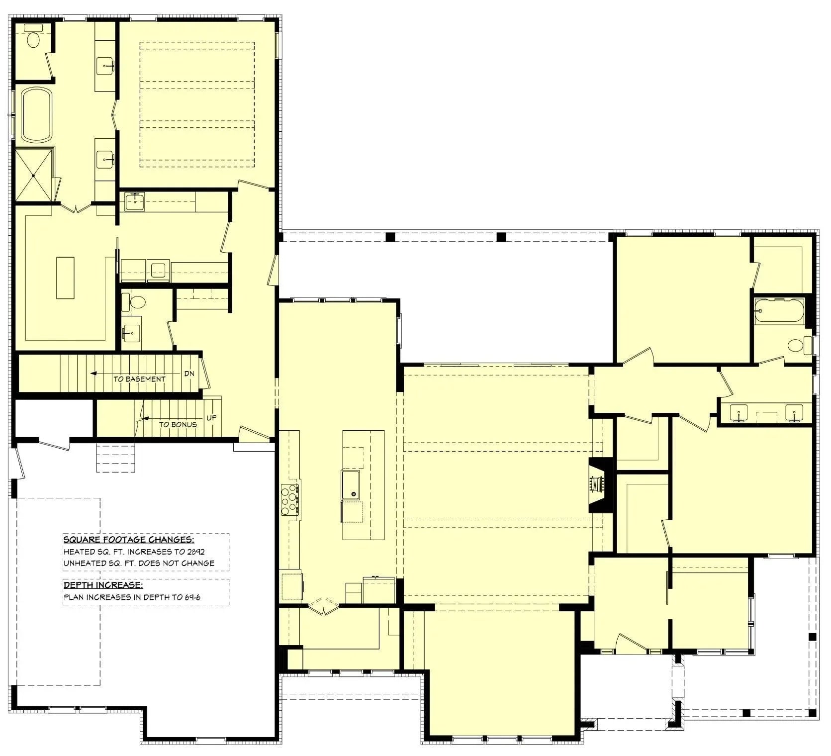 Remington Ridge House Plan - Archival Designs House Plans, floor plan