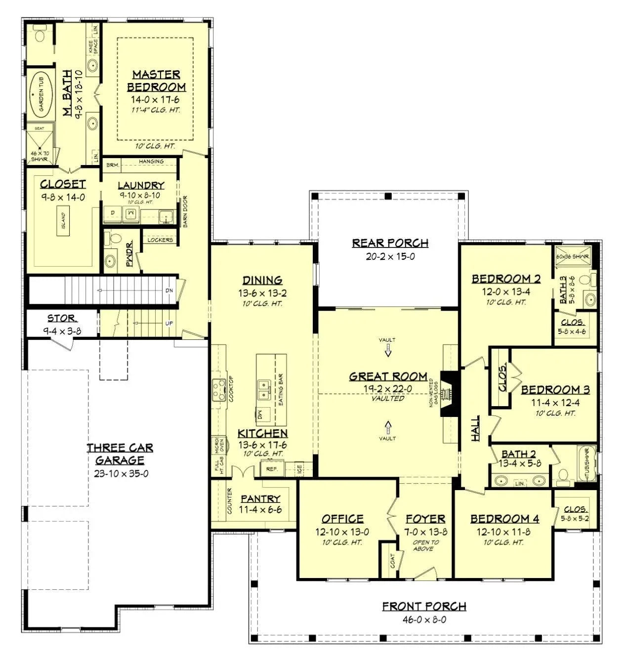 Wentworth House Plan - Archival Designs House Plans, floor plan