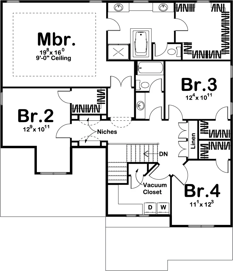 Windrush House Plan - Archival Designs House Plans, floor plan