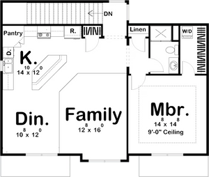 ruby grace house plan - archival designs house plans, floor plan