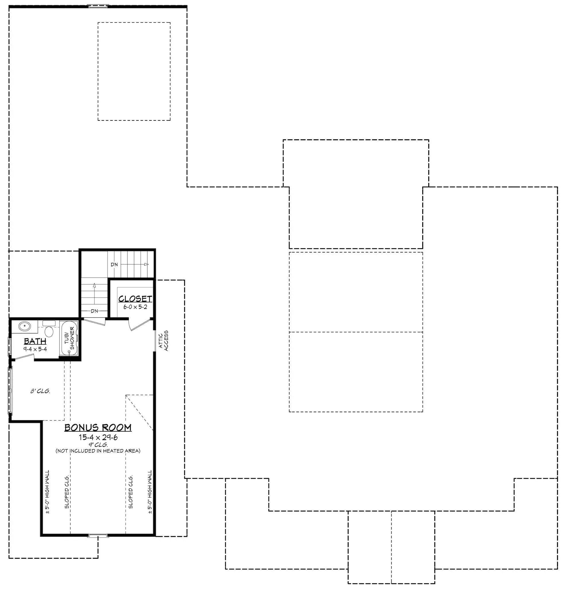Barton Hills House Plan - Archival Designs House Plans, floor plan