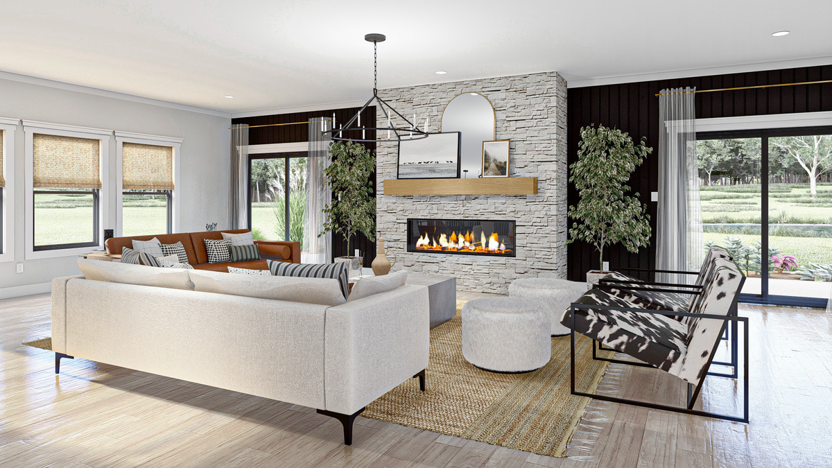 Northwood House Plan - Living Room