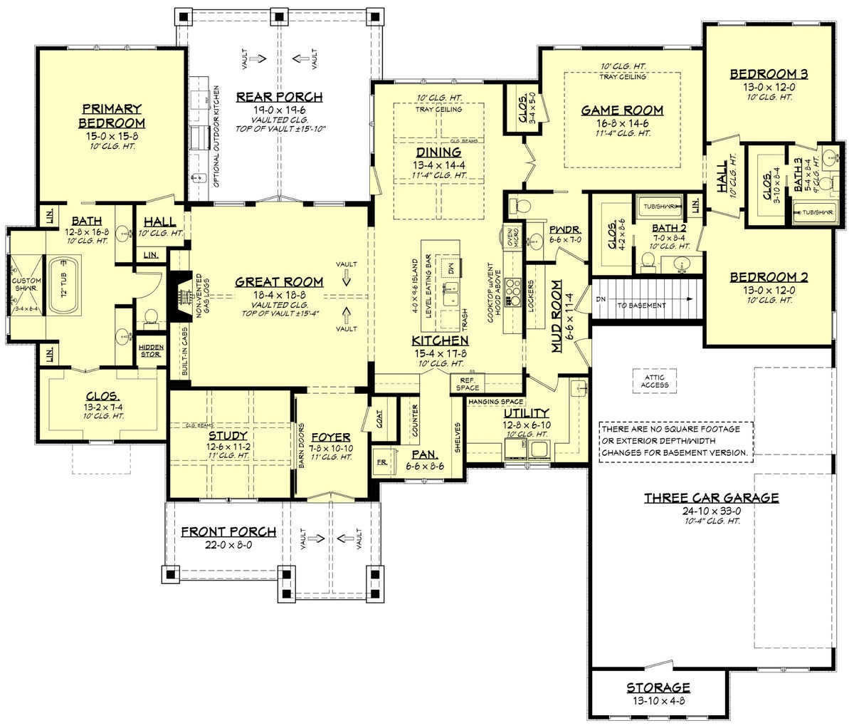 Odessa House - Basement Floor Plan