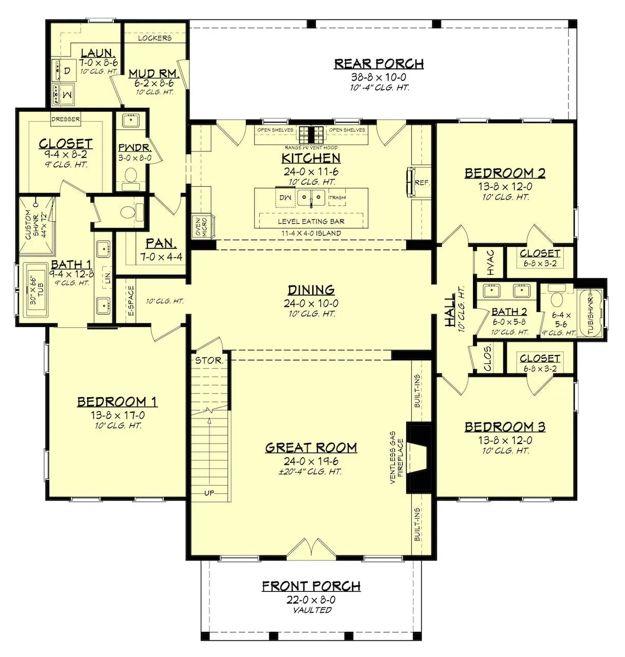 Glenview Hills first , floor plan