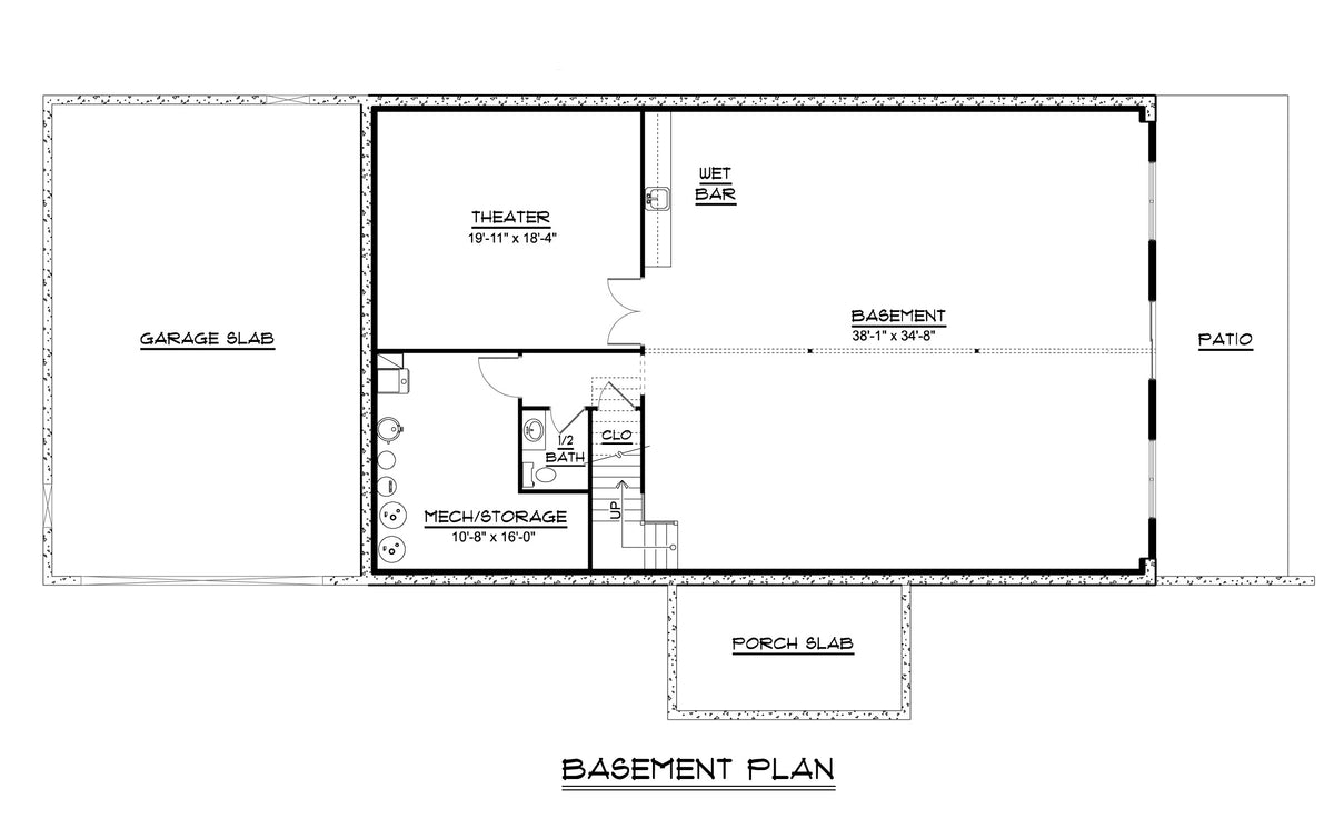 Zenith Basement floor plan