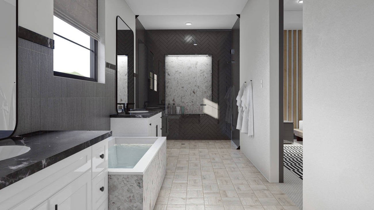 Barton Creek Barndominium House Plan - Bathroom