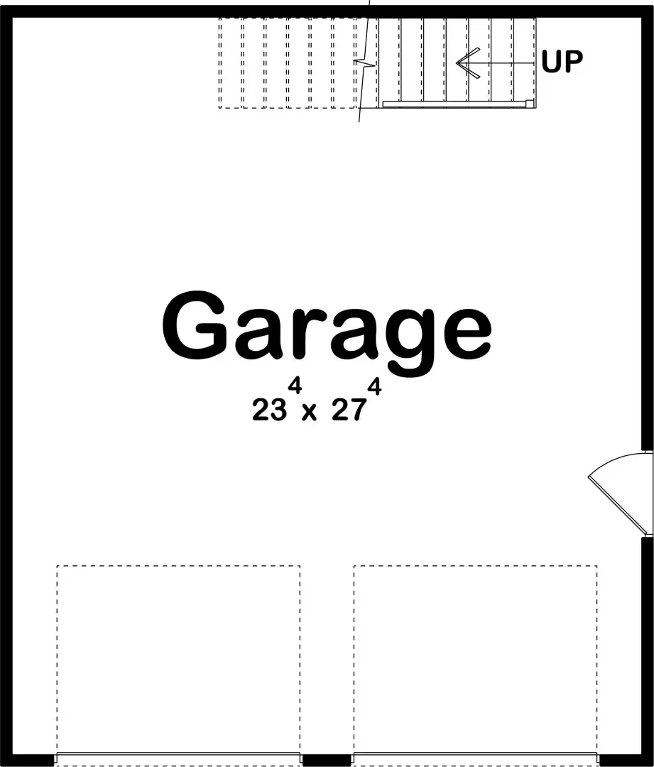 Burke Garage Plan - Archival Designs House Plans, floor plan
