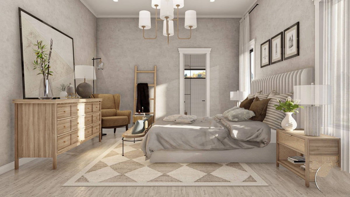 Jonesboro Barndominium Home Plan - Master Bedroom
