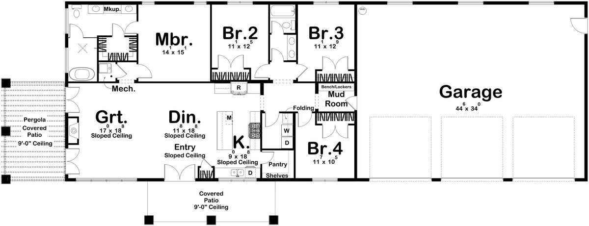 Whalen Flats Barndominium  Floor Plan