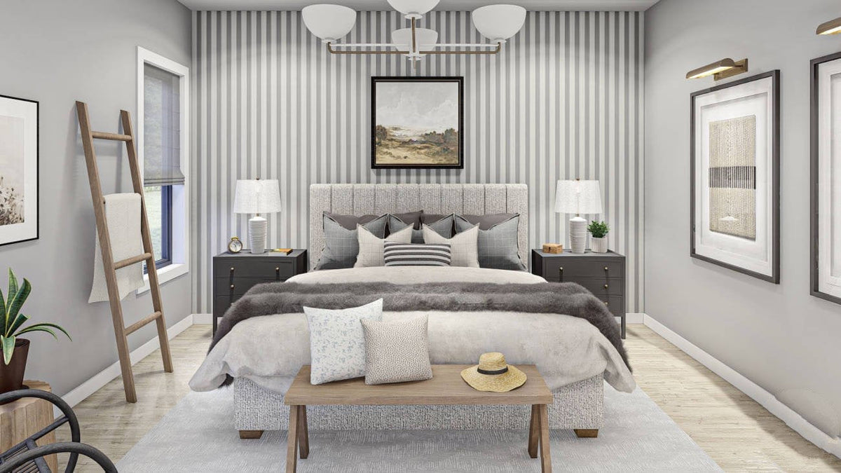 Whalen Flats Barndominium House Plans  - Master Bedroom 