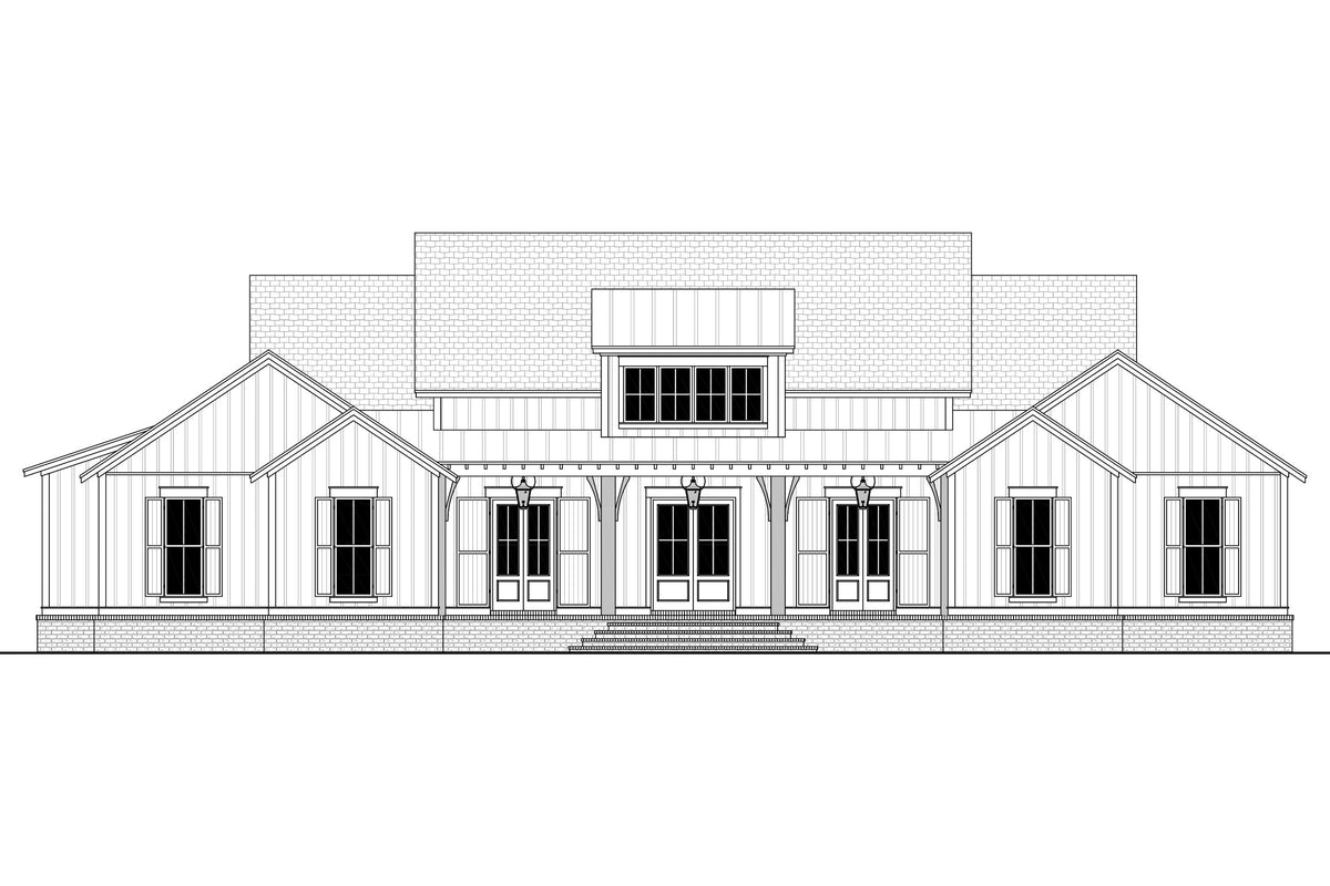 Woodville Landing House Plan Front