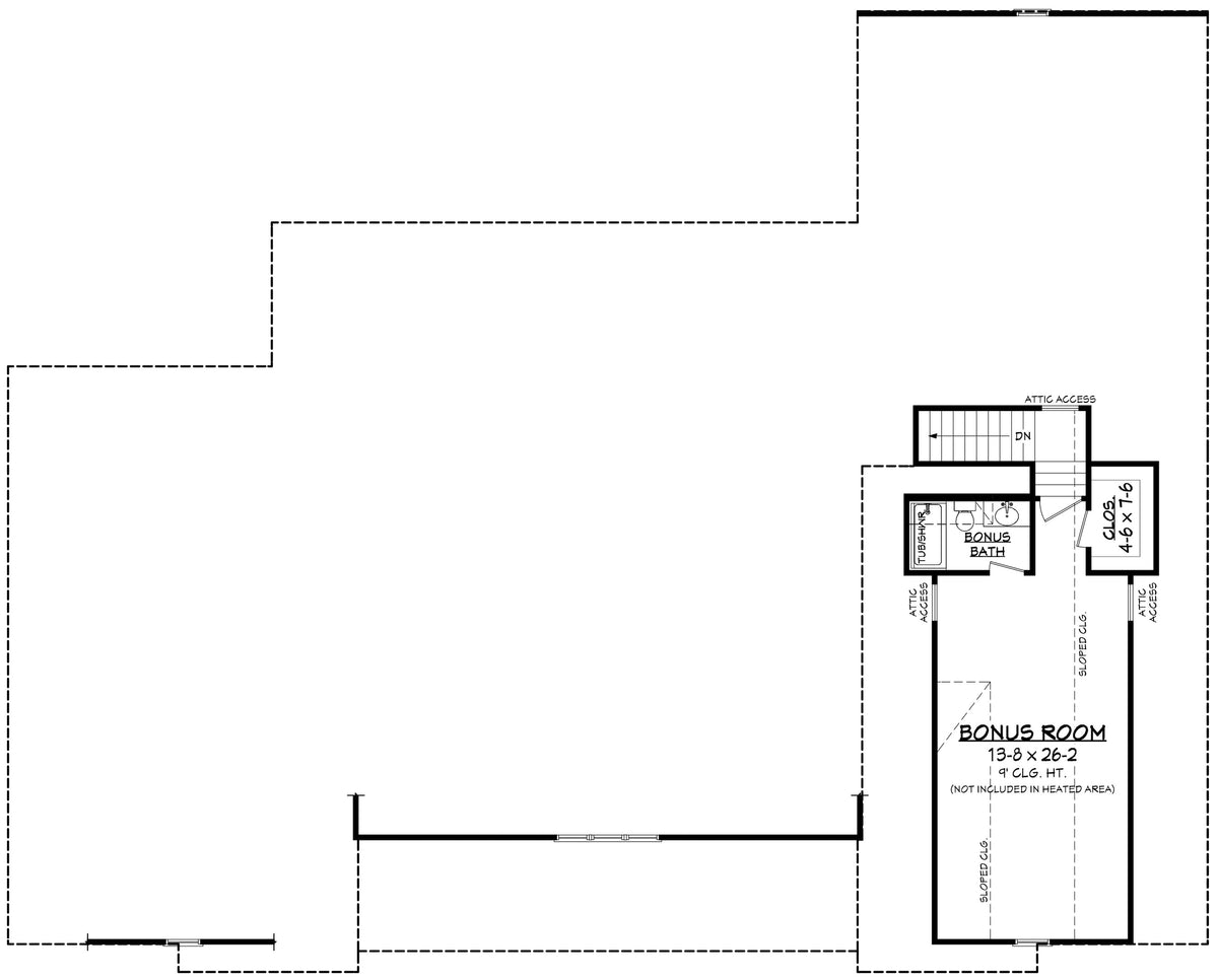 Hudson Bonus Room Floor Plan