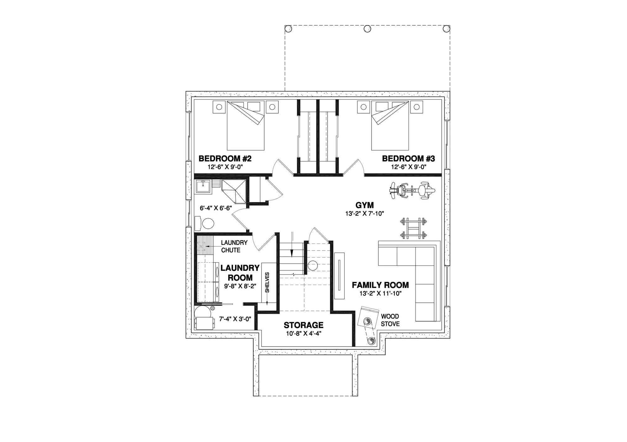 Newland House Basement Floor Plan