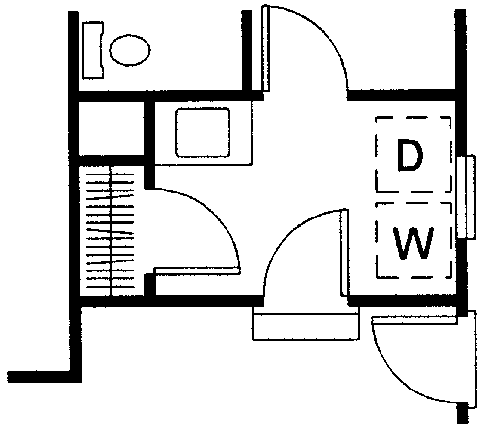 AB7957-A Craftsman House Optional Mud Room Floor Plan, 4 Bedrooms, 2.5 Bathrooms | Urbandale 8633