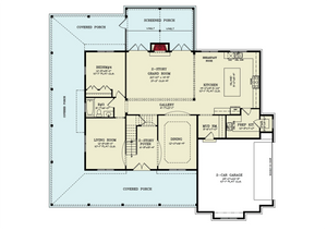 amberwood house plan - archival designs house plans, floor plan