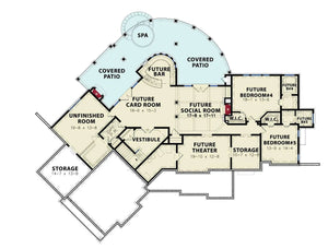 amicalola cottage house plan - archival designs house plans, floor plan