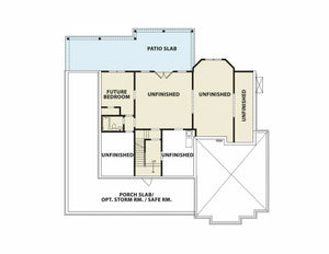 astoria c - archival designs house plans, floor plan