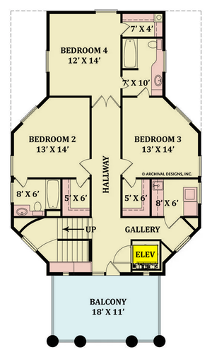 balleroy house plan - archival designs house plans, floor plan