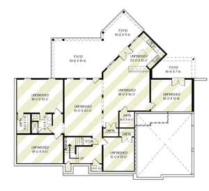 birchwood house plan - archival designs house plans, floor plan