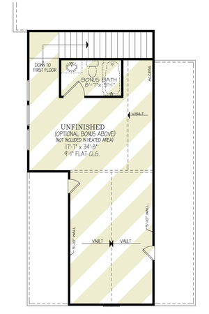 blossom hill house plan second floor plan