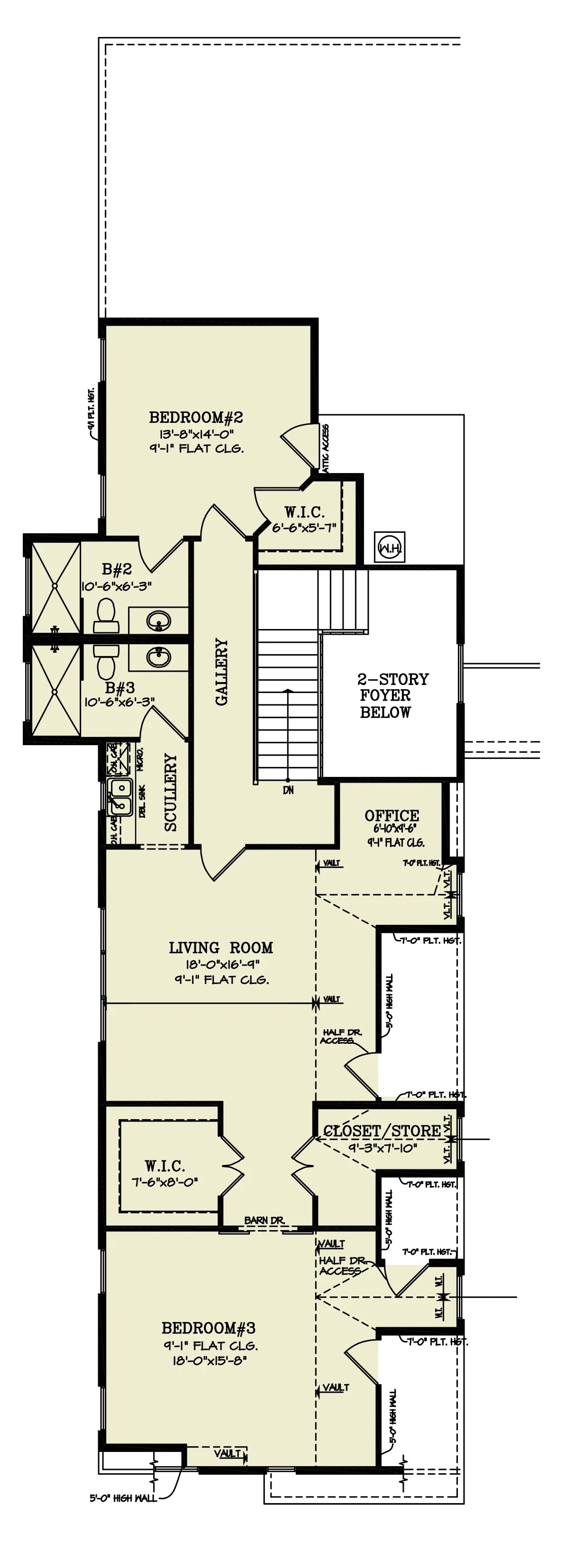 Bluebell Cottage Second Floor Plan