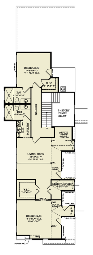 bluebell cottage second floor plan