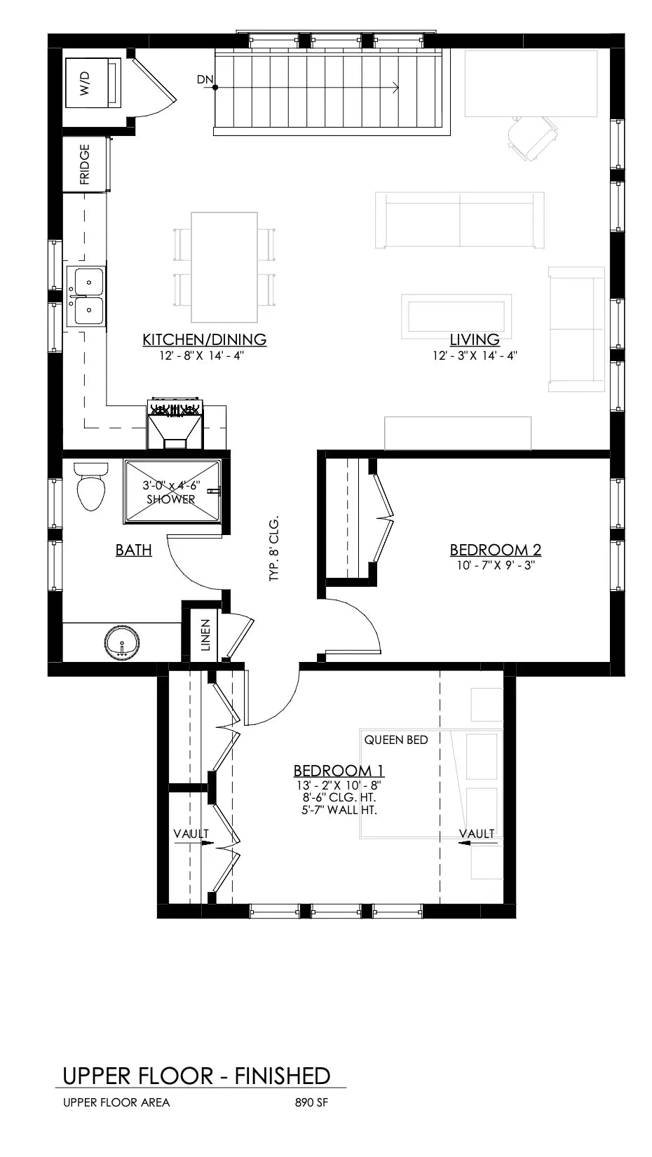 Bookside Upper Floor Plan