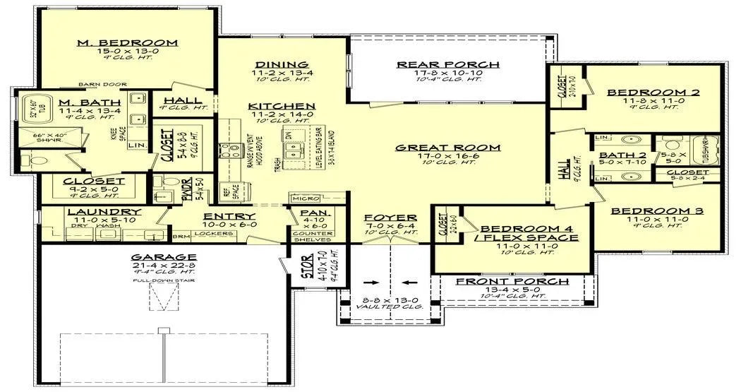 Brady Lane House Plan - Archival Designs House Plans, floor plan
