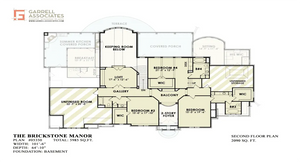 brickstone manor house plan - archival designs house plans, floor plan