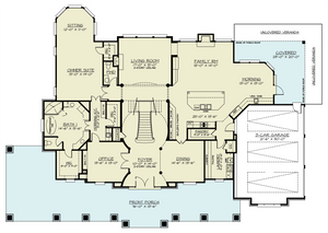 brookwood house plan - archival designs house plans, floor plan