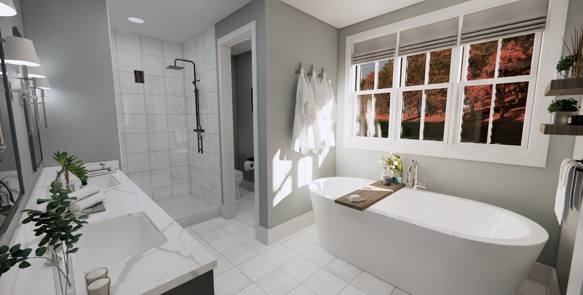 West Wood House Plan - Bath