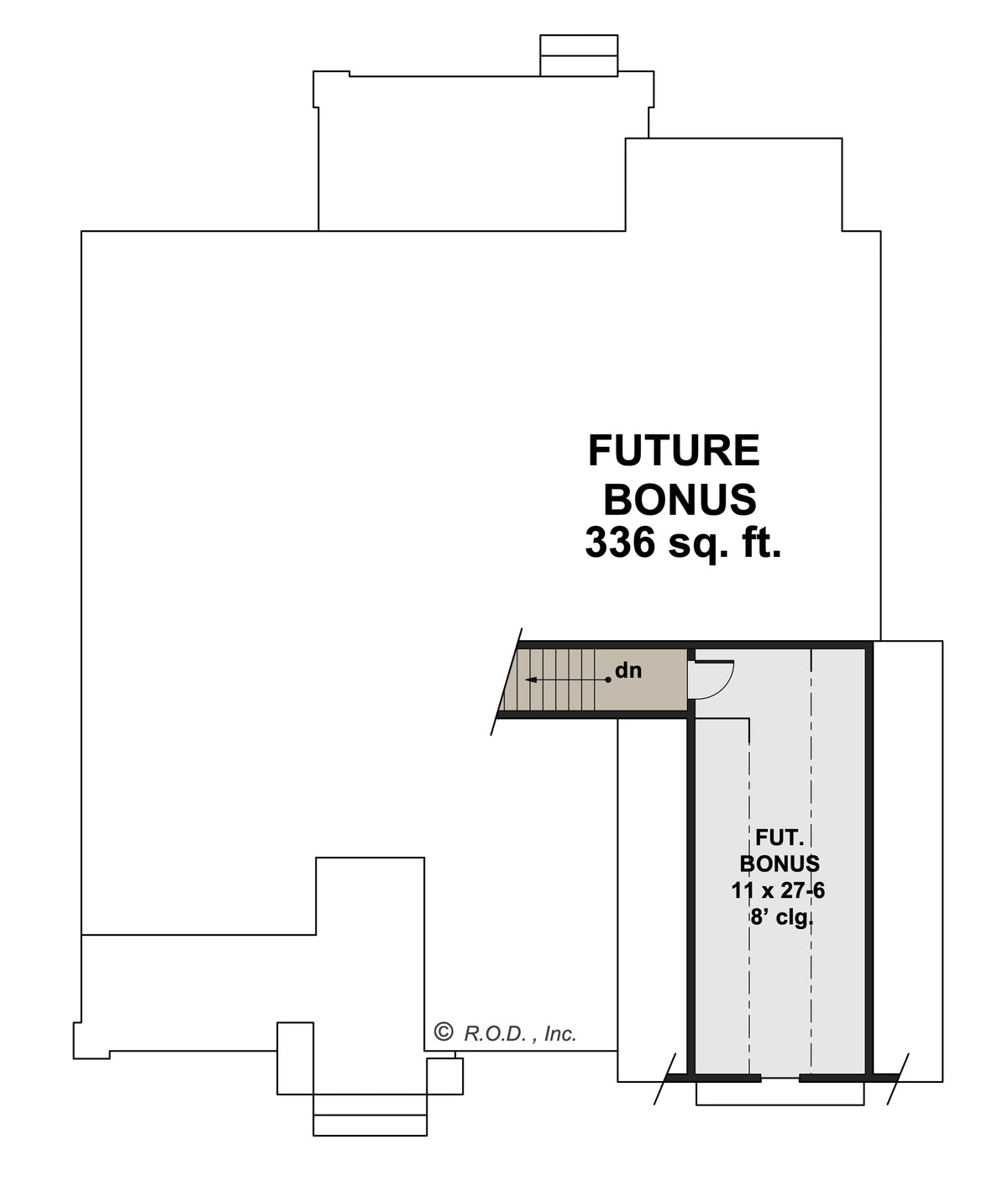 Cedar Heights Floor Plan-Bonus Floor