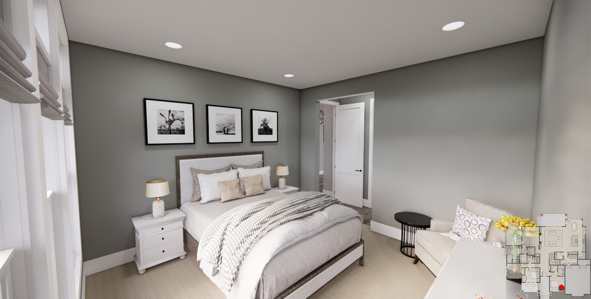 Danbury House Plan - Bedroom