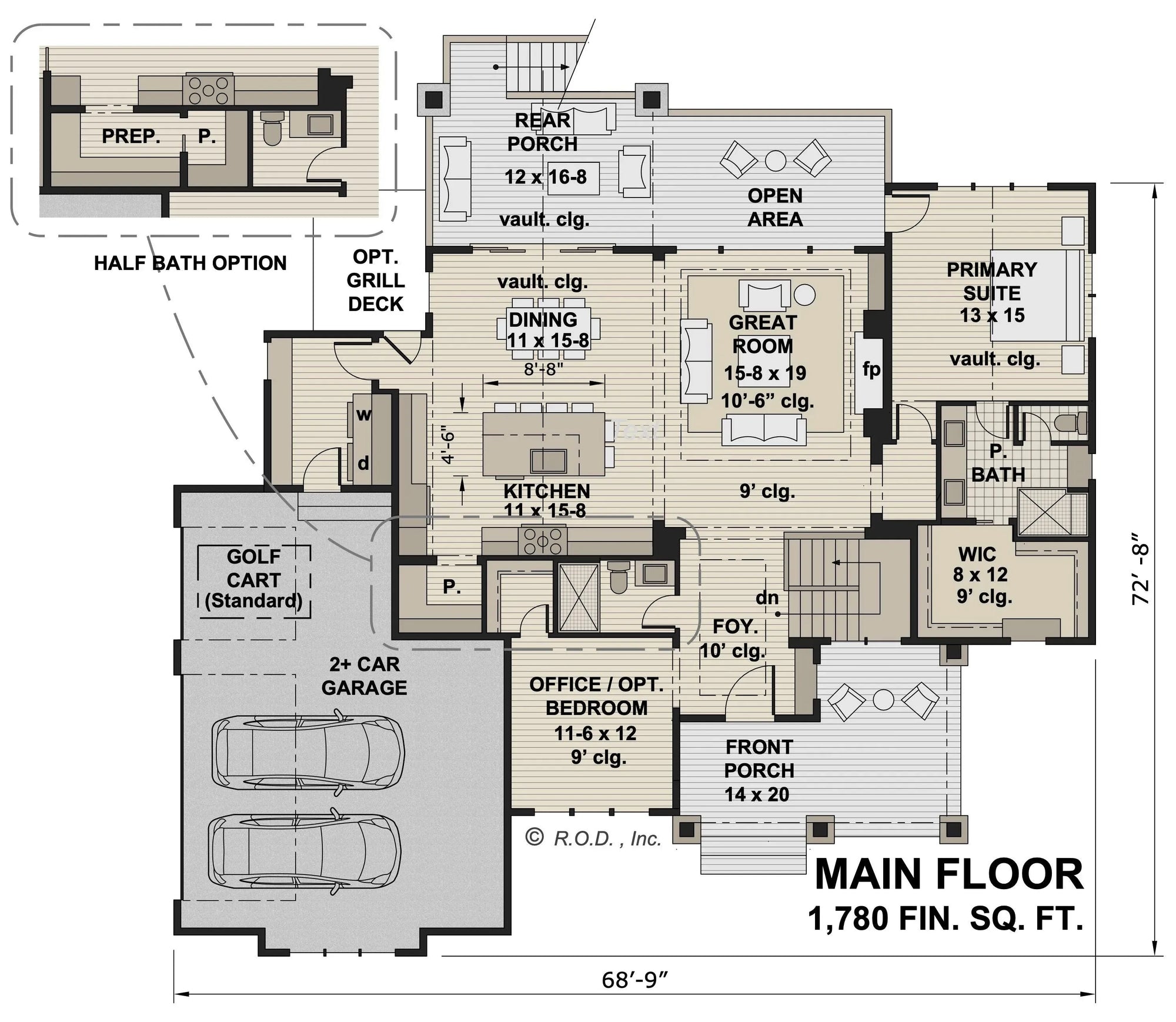 Aurora Borealis House Plan - Archival Designs House Plans, floor plan