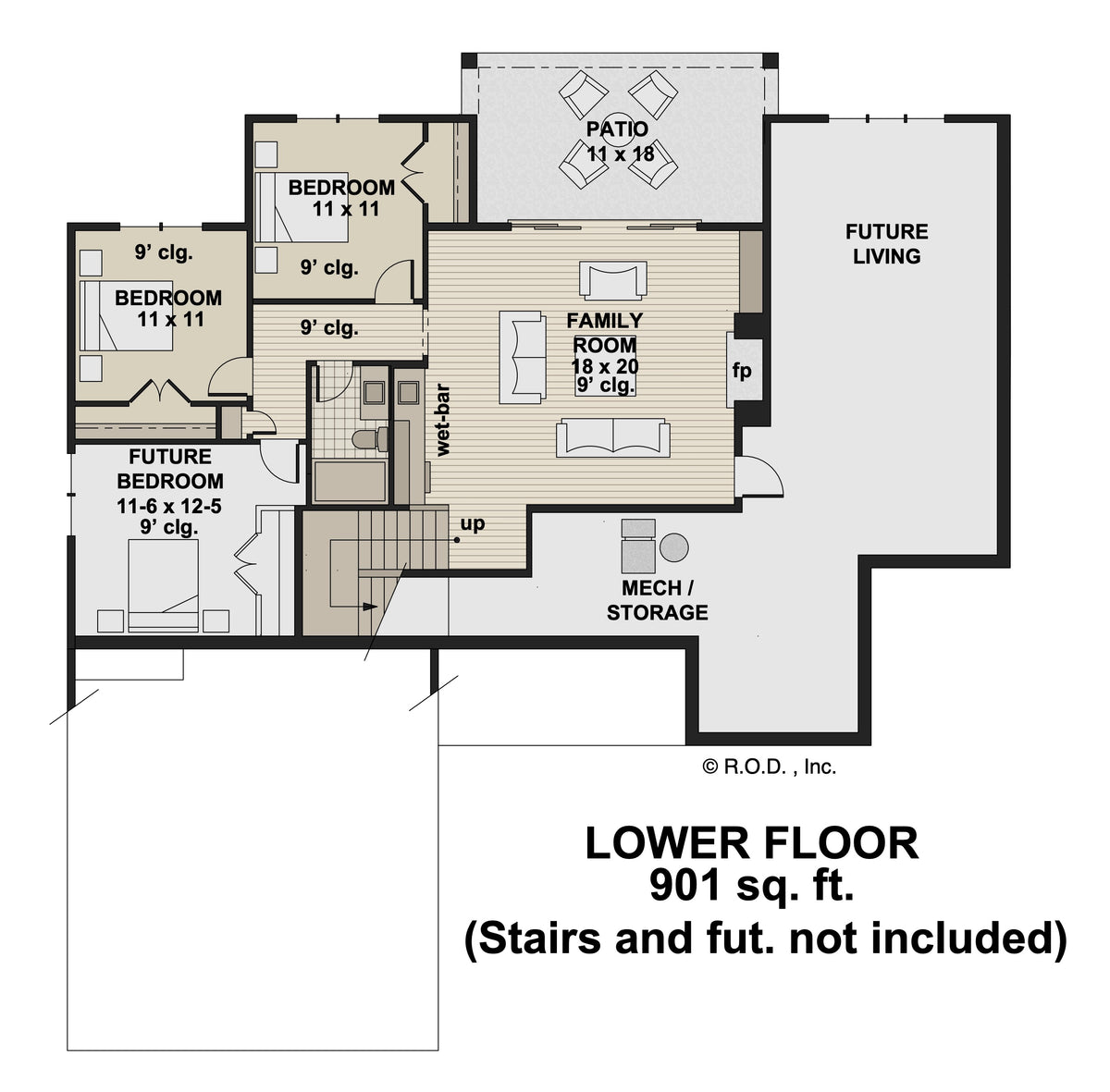 Southern Comfort Basement Floor Plan