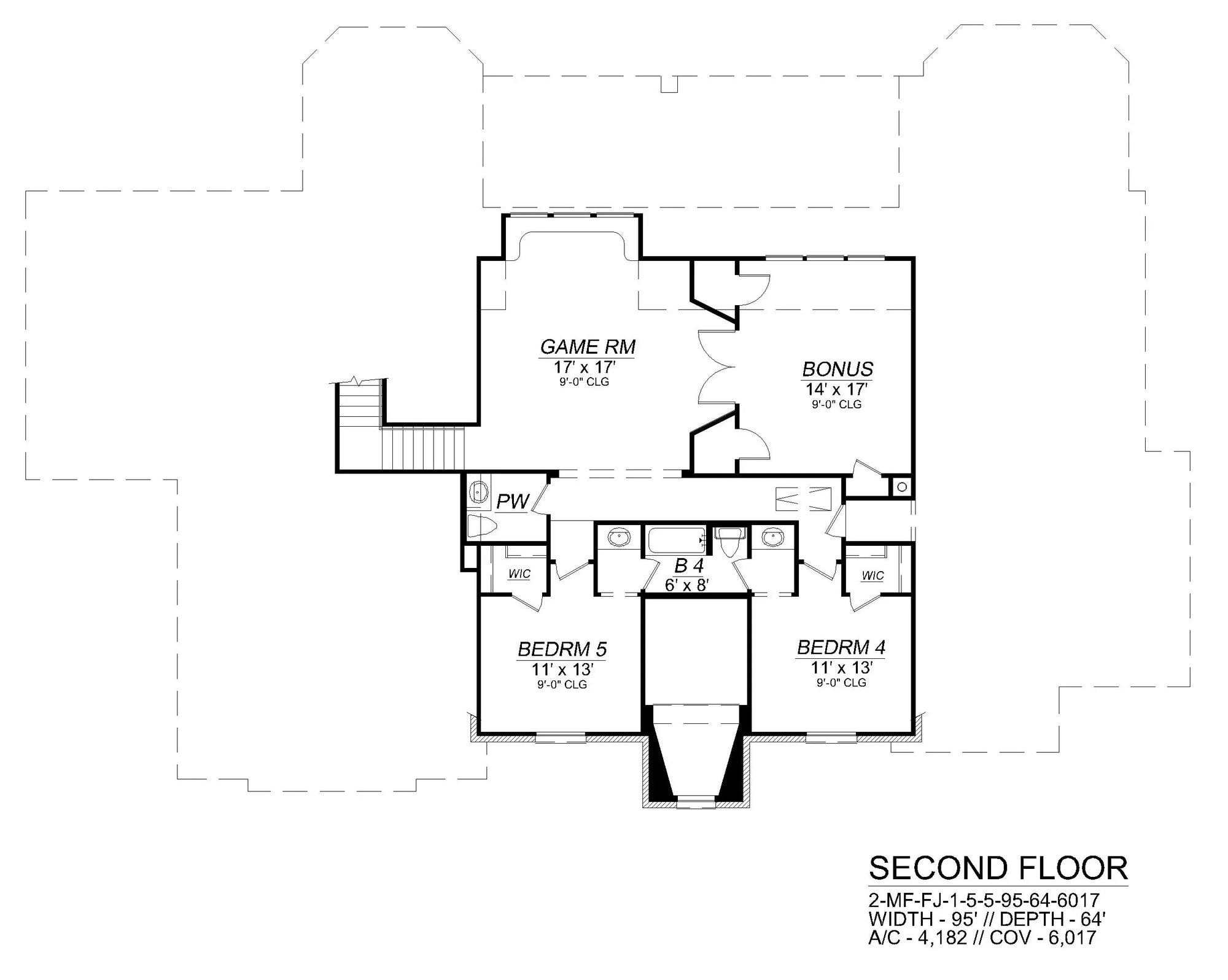 Chalet Court Second Floor Plan