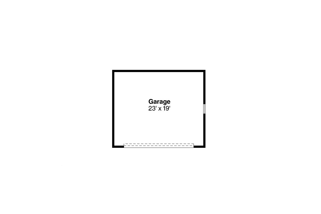 AM7792-A Country House Garage Floor Plan, 3 Bedrooms, 2.5 Bathrooms | 30-791 Pine Hill