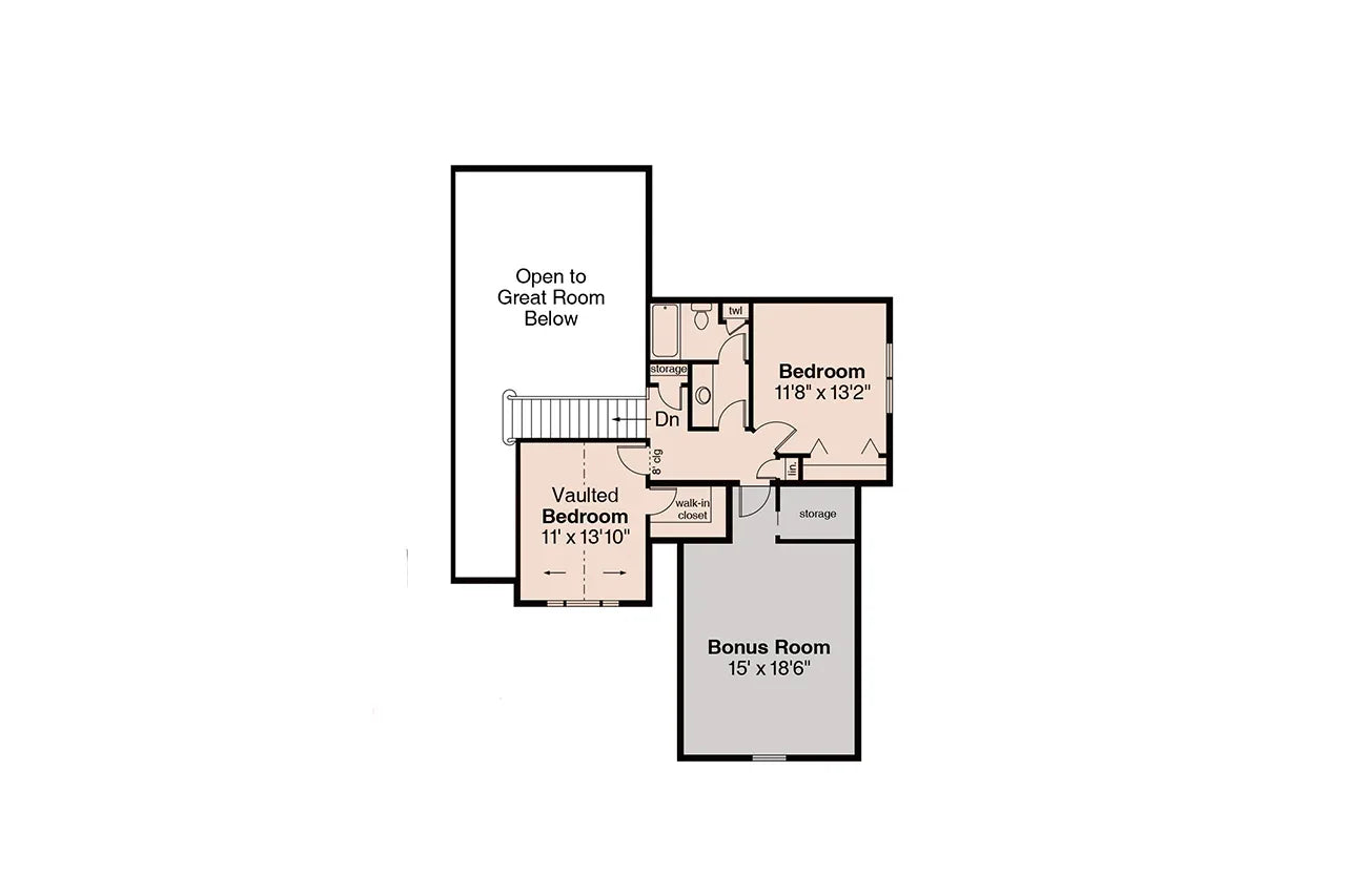 AM7189-A White Haven Second Floor Plan