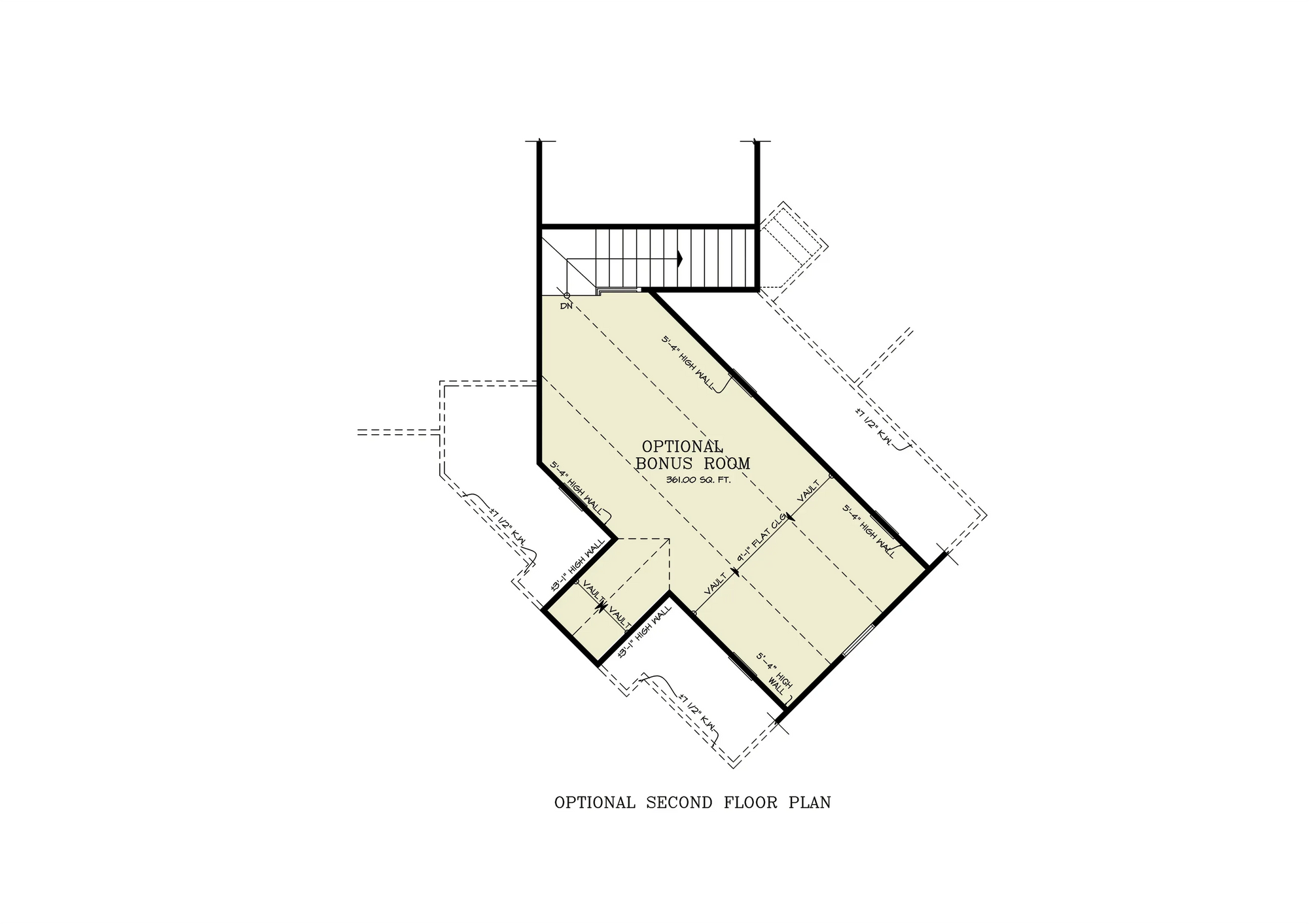 Cypress Cottage - Archival Designs House Plans, floor plan