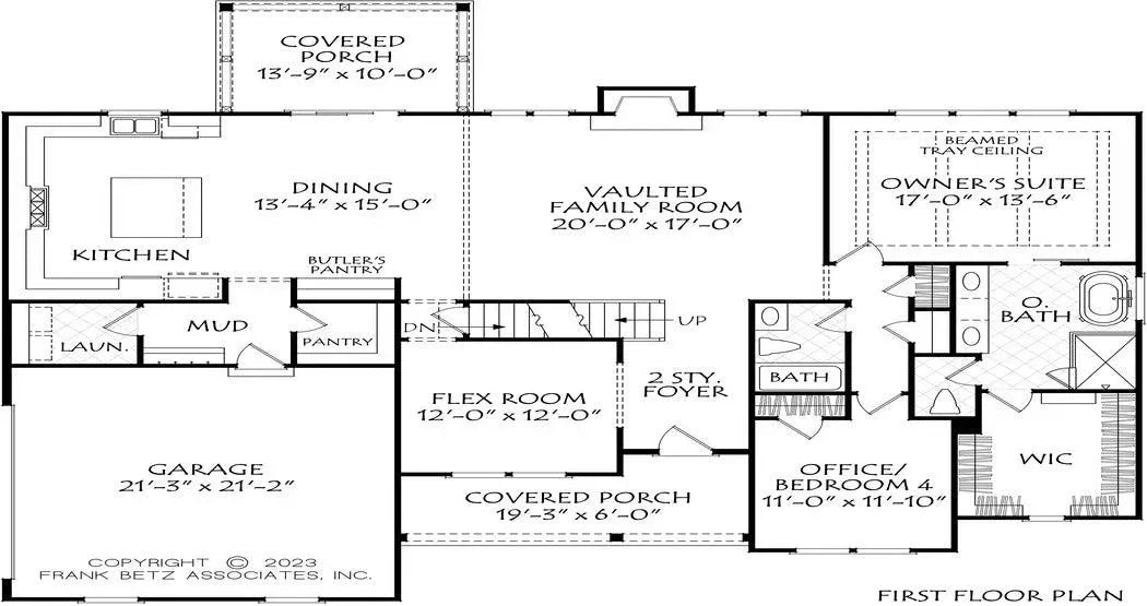 Dupree Point House Plan - Archival Designs House Plans, floor plan