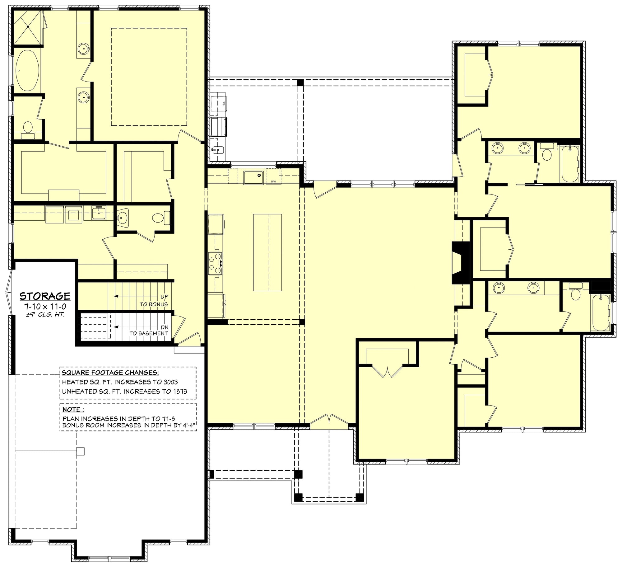 Dutton House Plan - Archival Designs House Plans, floor plan