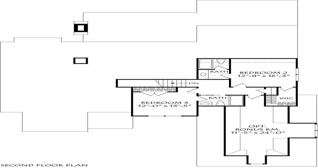 Edgewood Place - Archival Designs House Plans, floor plan