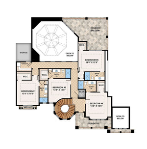 mediterranean house plan - archival designs house plans, floor plan