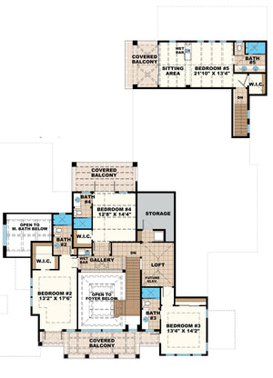 bermuda house plan - archival designs house plans, floor plan