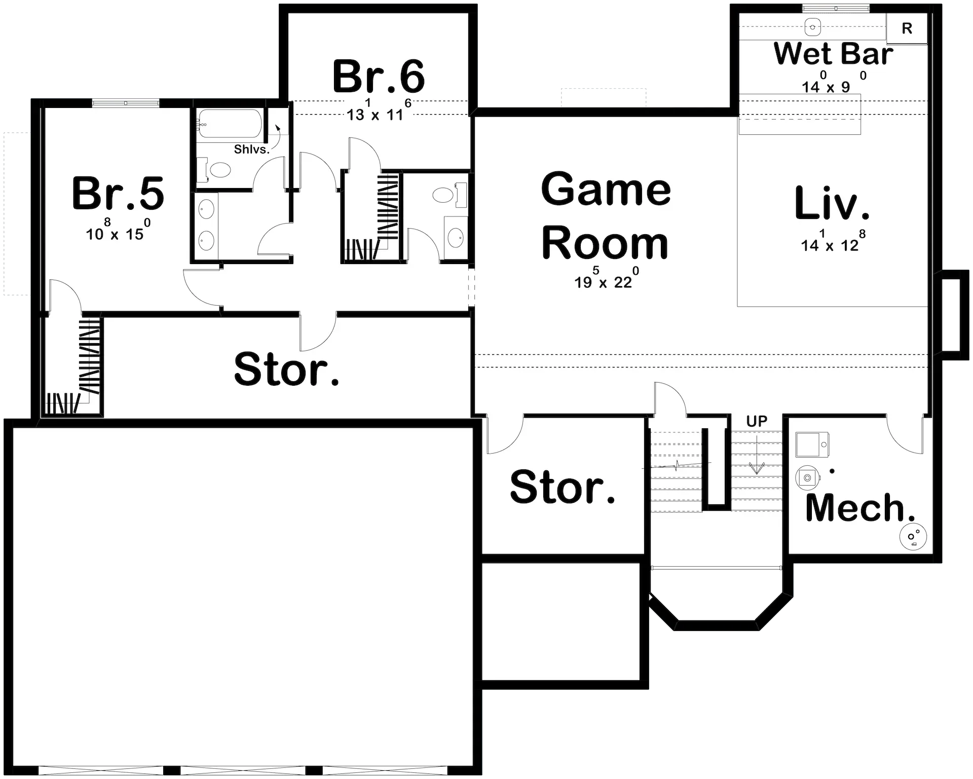Griffith Creek House Plan - Archival Designs House Plans, floor plan