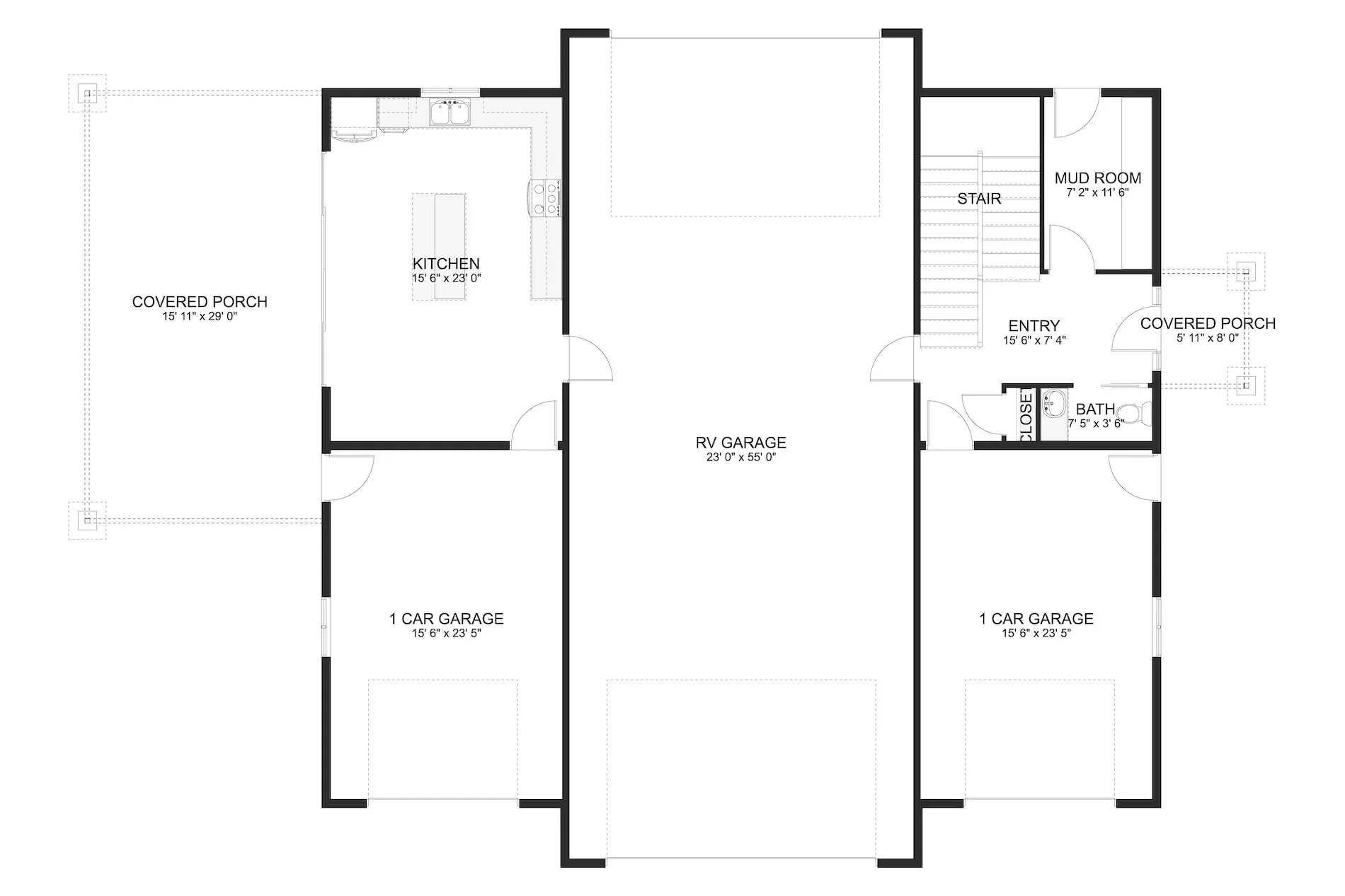 Farmer Garage Archival Designs Floor Plan
