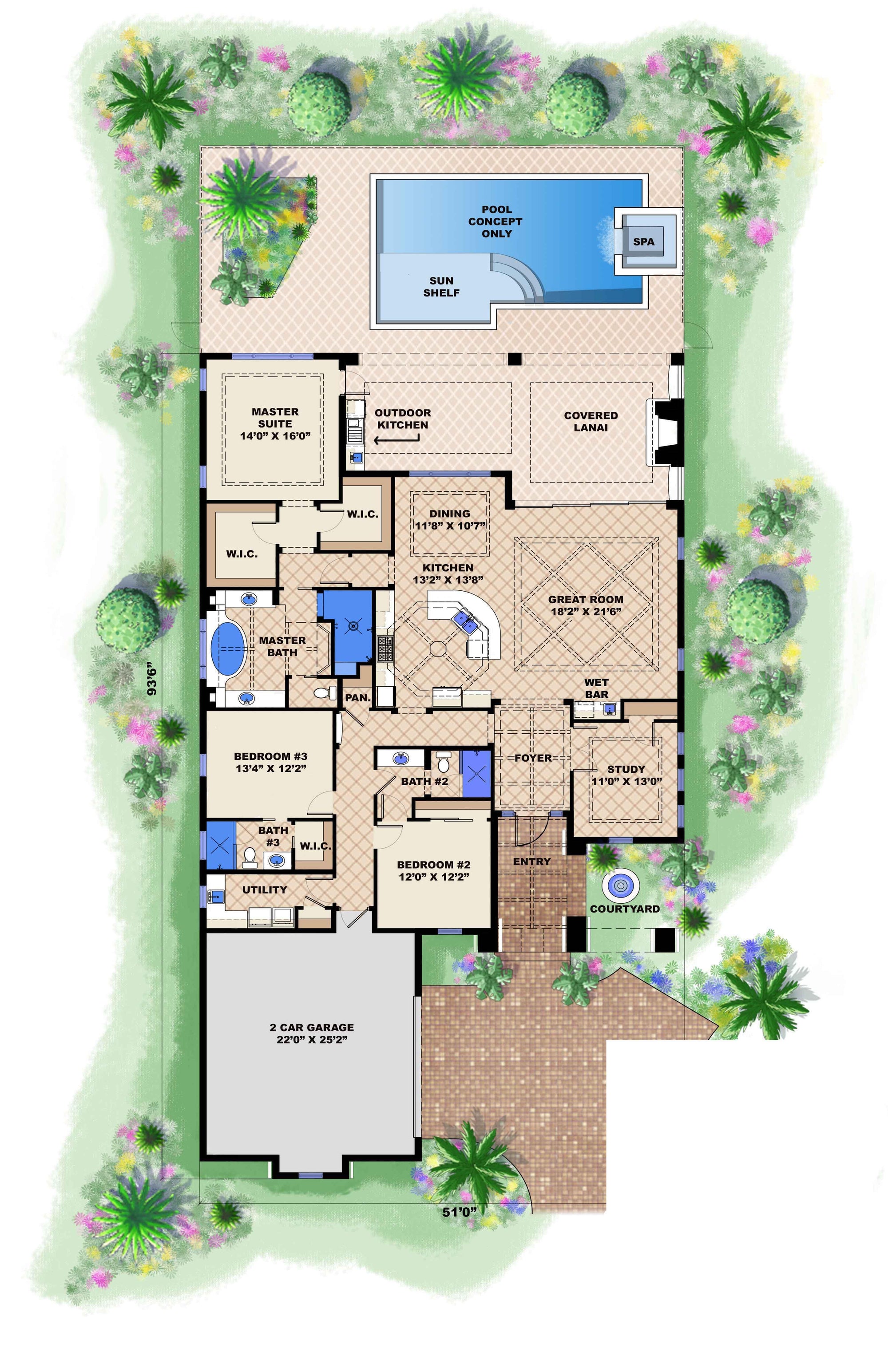 Madeira House Main Floor Plan
