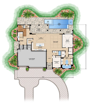 bayport house plan - archival designs house plans, floor plan