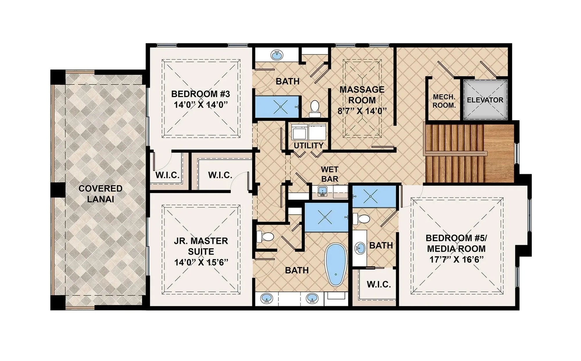 Majorica House Plan - Archival Designs House Plans, floor plan